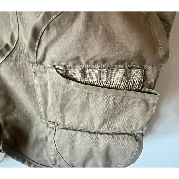 Ozark Trail Men's Hunting Vest‎ Size L Bird Shooting Khaki Gamebag Outdoors - Picture 4 of 8